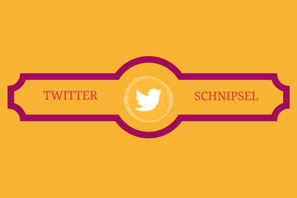 Twitterschnipsel gelb