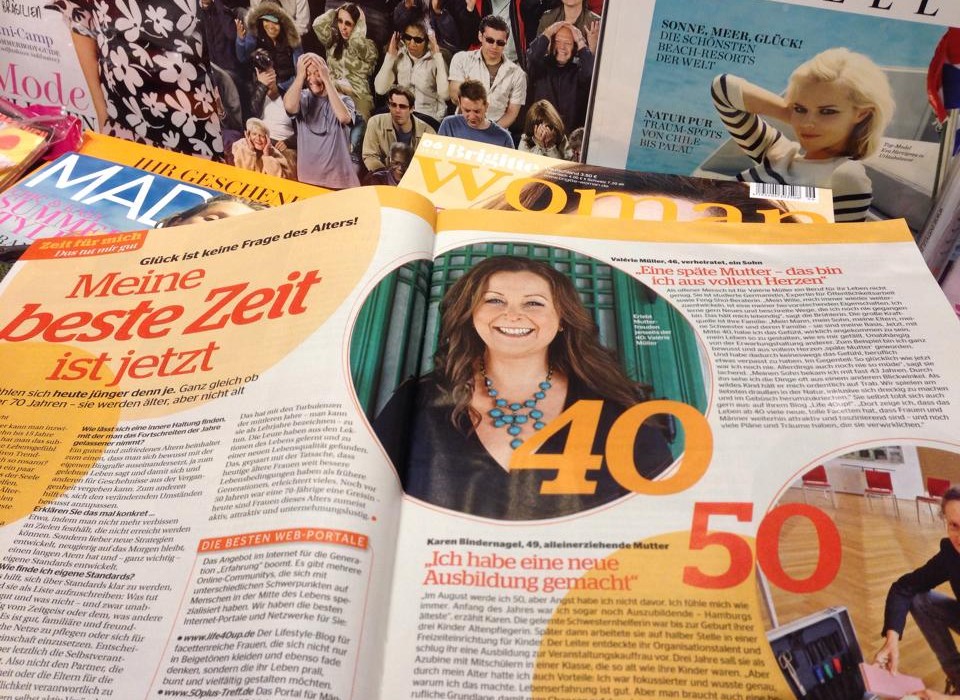 Interview mit Life 40up in der BELLA 2014