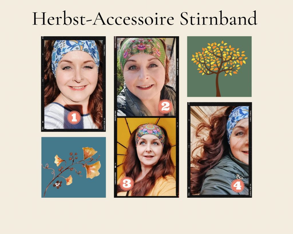 Herbst-Accessoire Stirnband